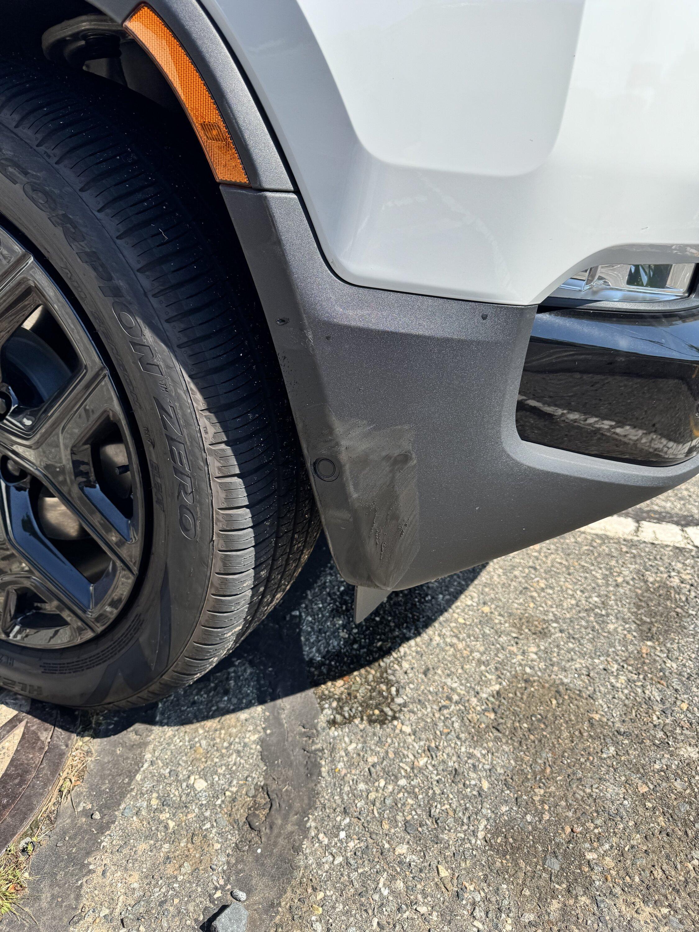Rivian R1T R1S Saturday Errands turned into Hit & Run IMG_0352