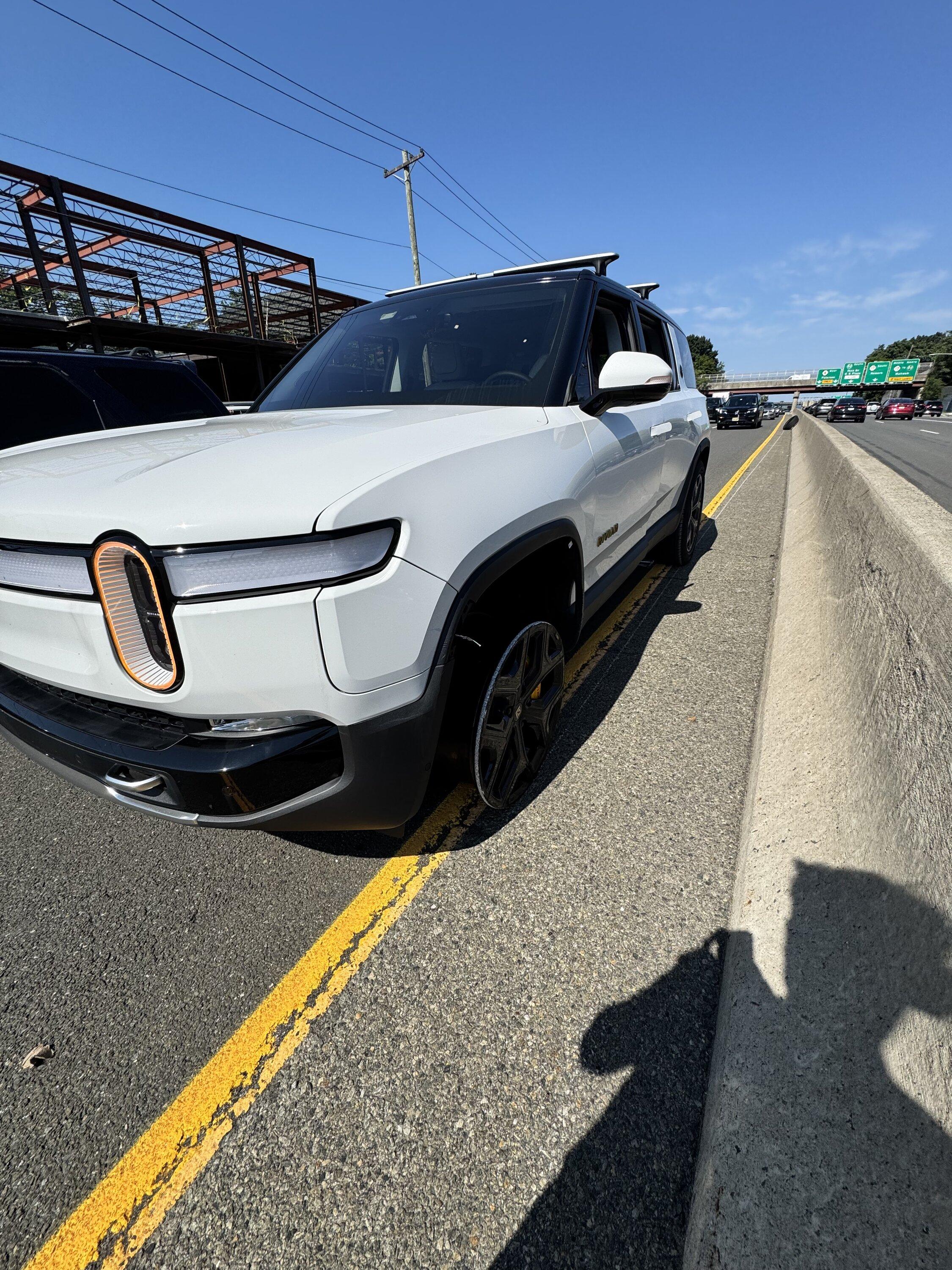 Rivian R1T R1S Saturday Errands turned into Hit & Run IMG_0349