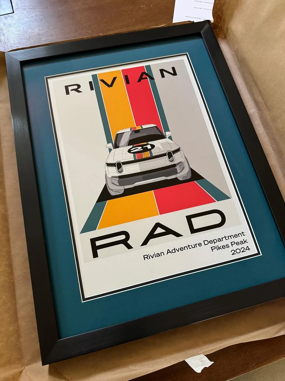 Rivian R1T R1S Pikes Peak poster: RAD Rivian Adventure Department IMG_4452
