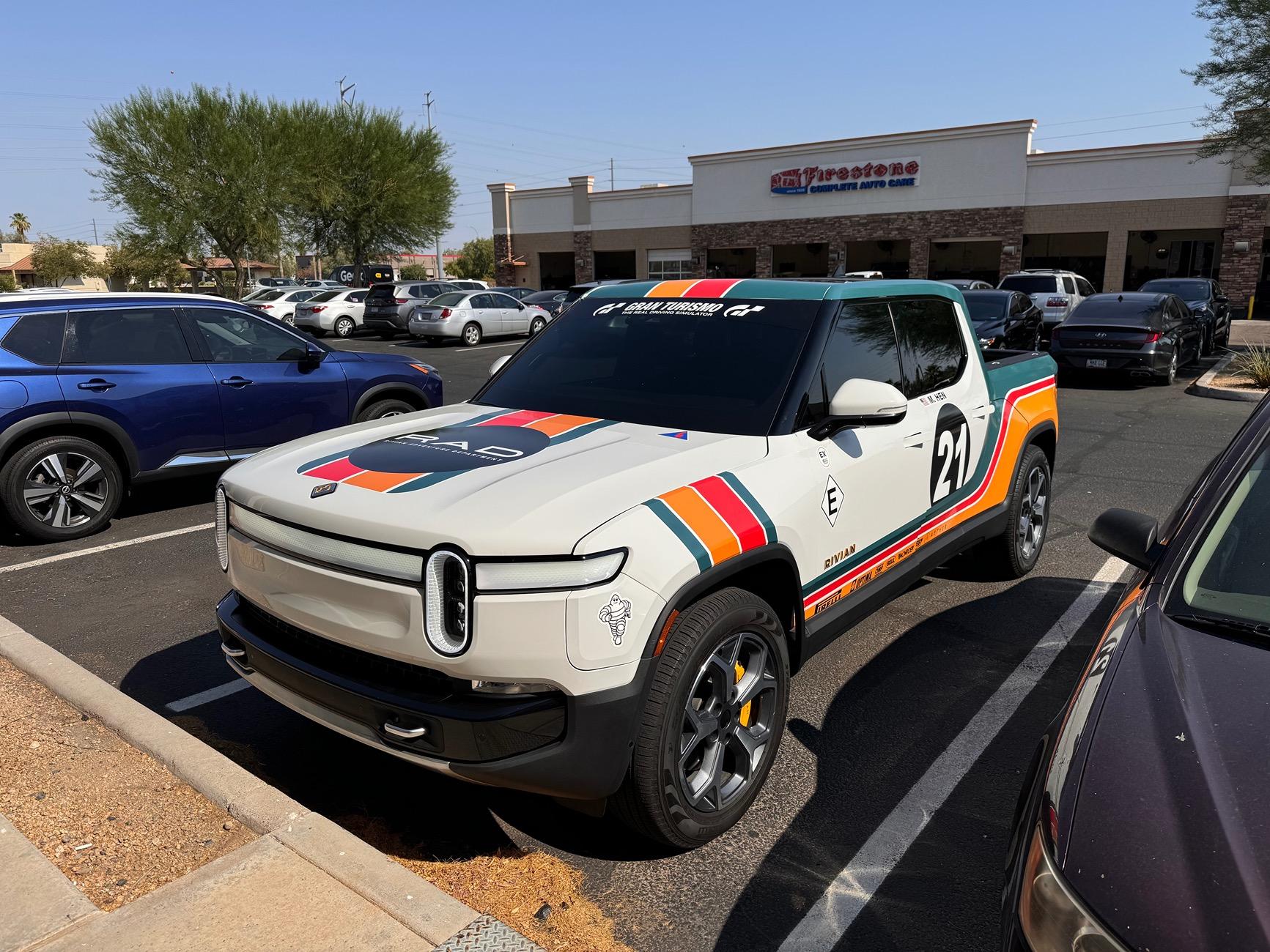 Rivian R1T R1S Pikes Peak poster: RAD Rivian Adventure Department IMG_1442