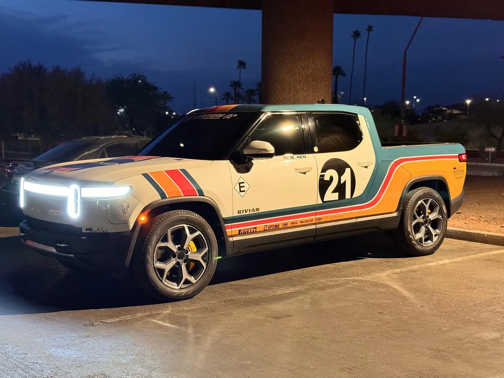 Rivian R1T R1S Pikes Peak poster: RAD Rivian Adventure Department IMG_1555