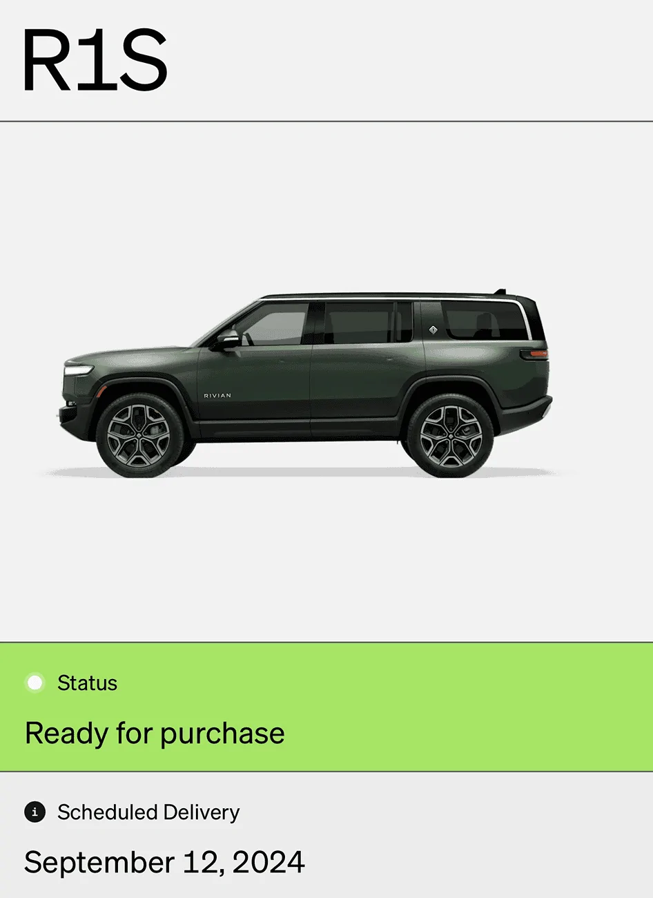 Rivian R1T R1S Did Gen 2 custom builds just get delayed? ? 1723826688224-bg
