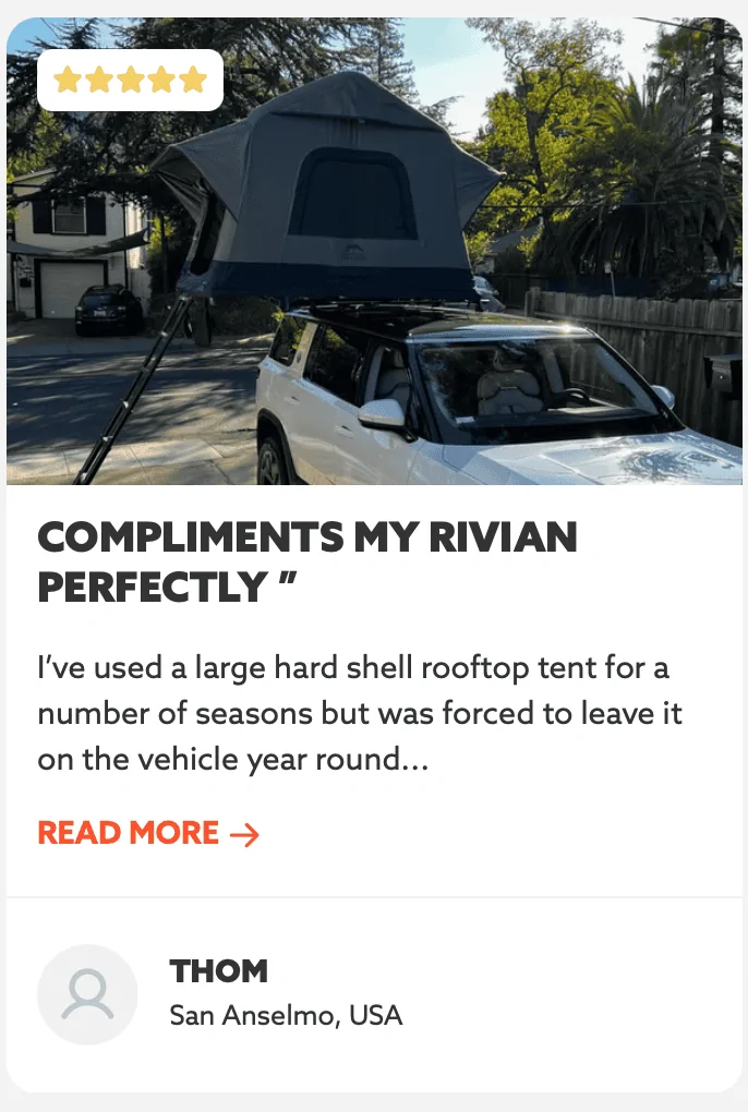 Rivian R1T R1S R1S Roof Top Tent - Initial Thoughts-  A little painful Screenshot 2024-08-18 at 18.24.10