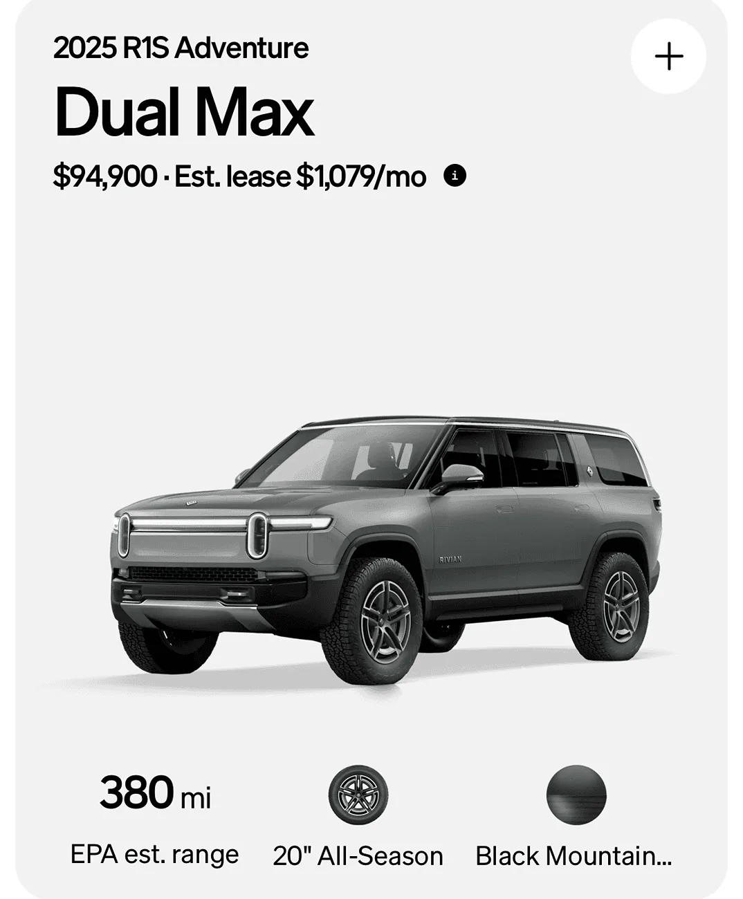 Rivian R1T R1S Unique Gen 2 configurations in shop 1724079786632-3i