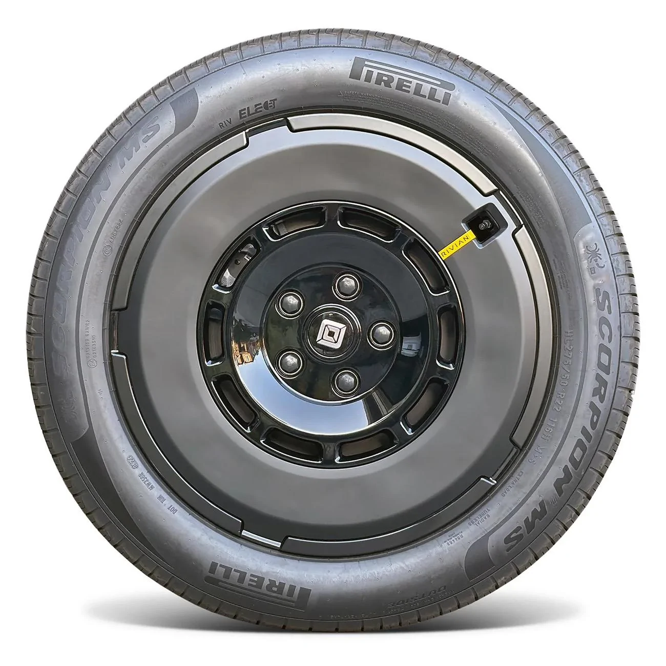 Rivian R1T R1S Gen2 22" Range Wheels - Vinyl Wrap / Blackout Kit P1_S12_Satin_Black.jpg copy
