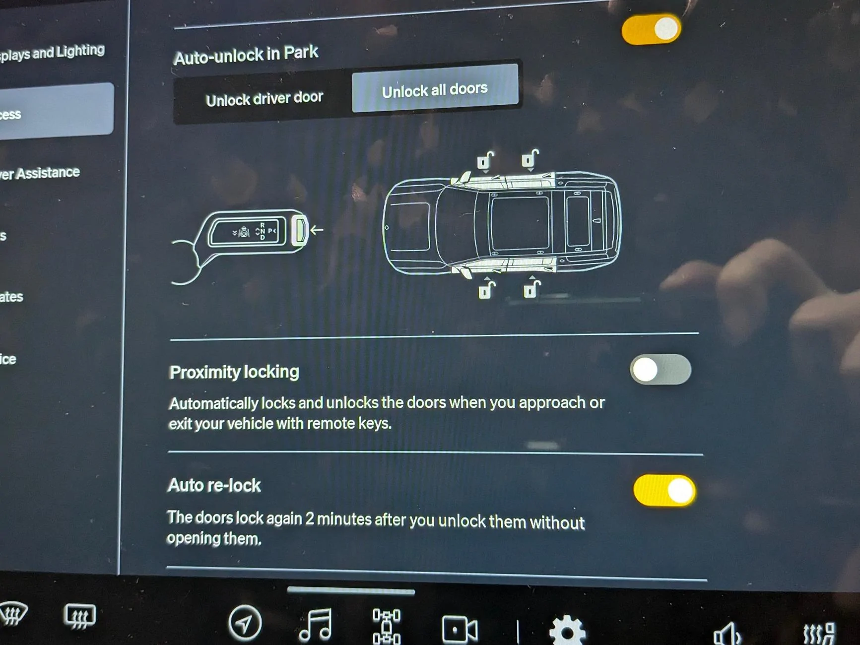Rivian R1T R1S Door locks cycle constantly Proximity Locking