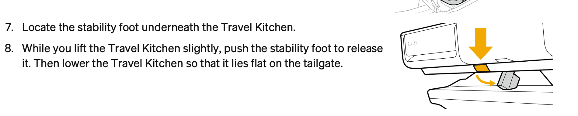 Rivian R1T R1S [Update: Travel Kitchen worked great in first use] Travel Kitchen installed, but not level front to back on R1S 1724193503765-1m