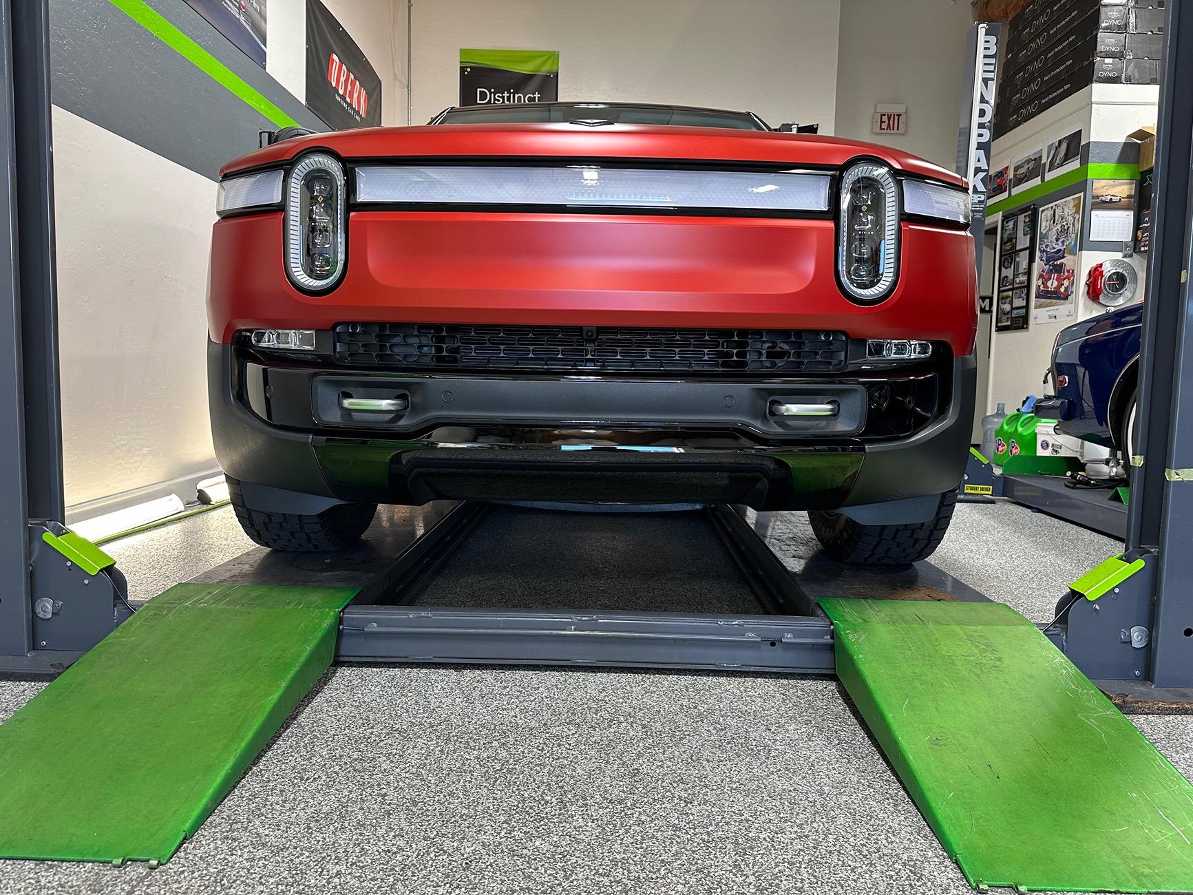 Rivian R1T R1S Anyone Black Out Front Skid Plate? IMG_3282