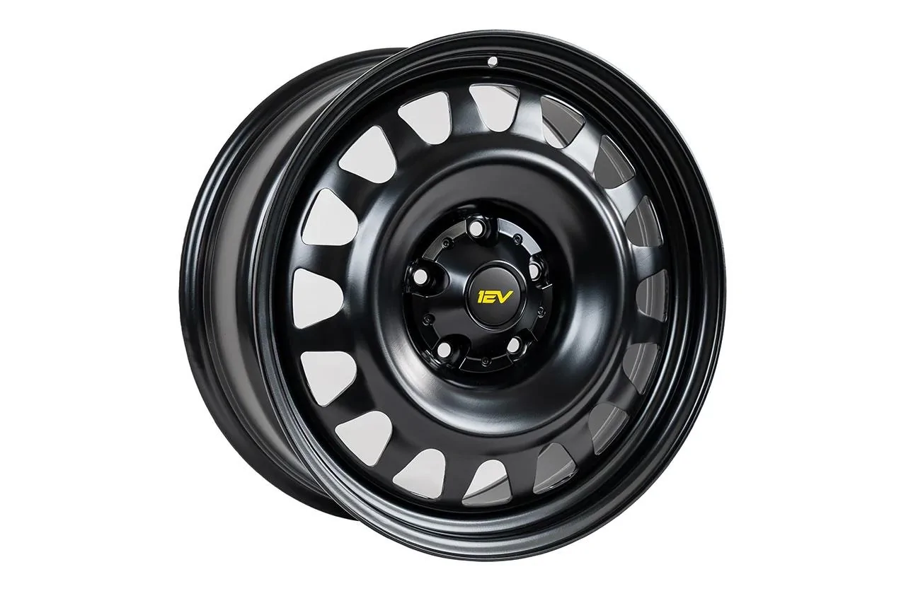 Rivian R1T R1S New "Steelie" Wheels for Rivian R1T / R1S launched and in-stock at EV Sportline! rivian-r1t-r1s-steel-aftermarket-wheels-20-inch-satin-black-1_4000x.progressiv