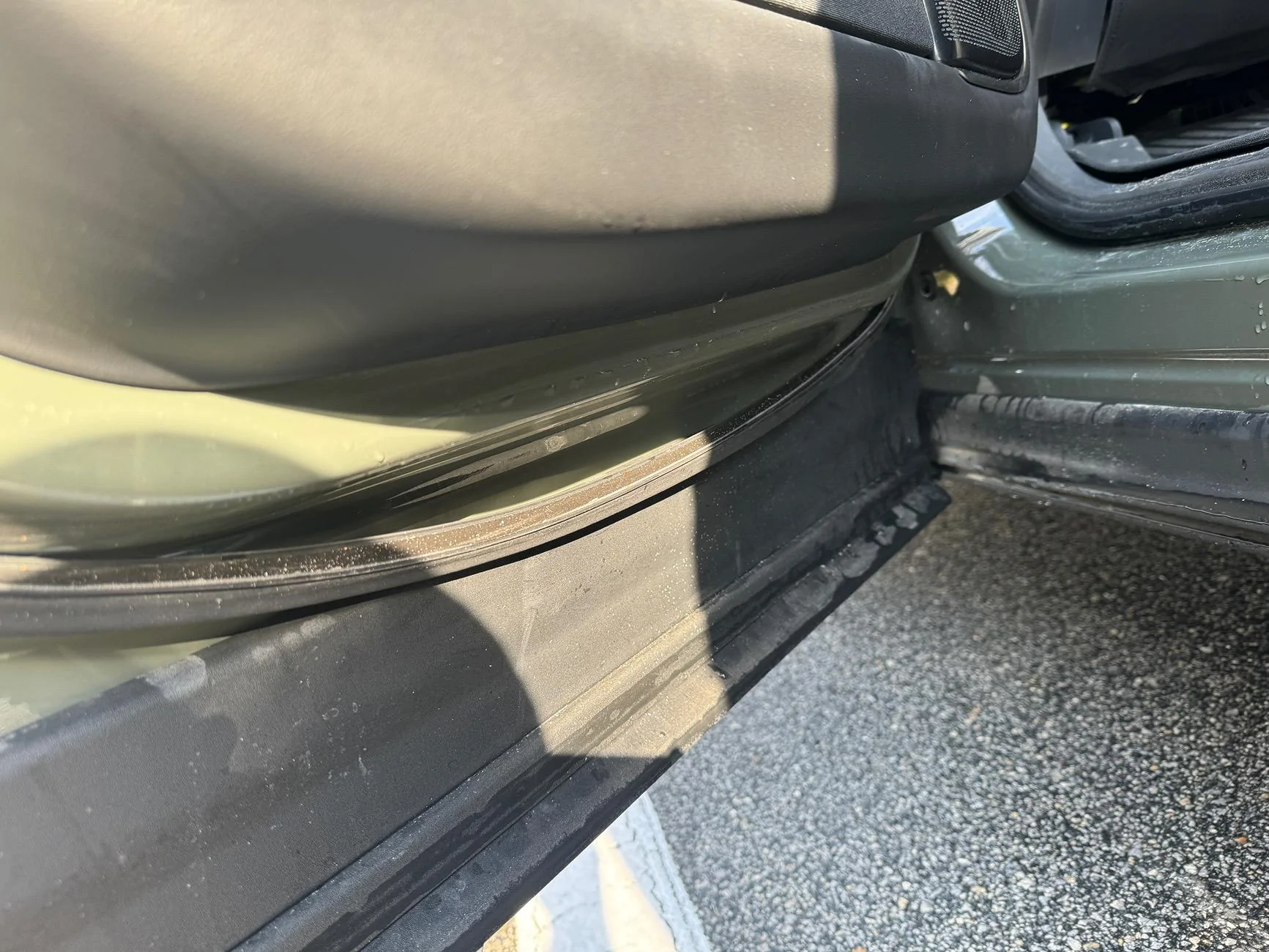 Rivian R1T R1S Adhesive Trim Letting Go IMG_6422