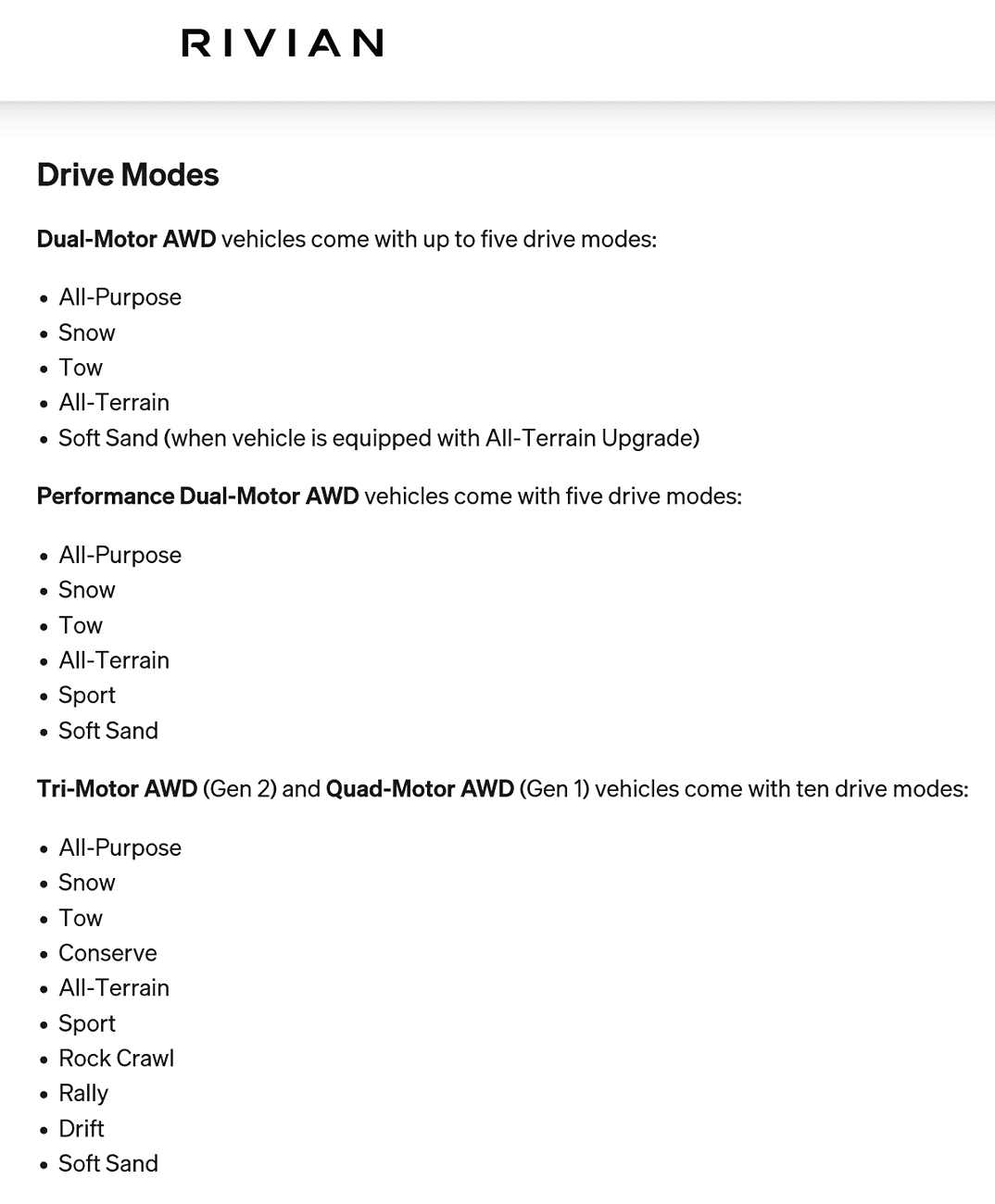 Rivian R1T R1S New R1S Dual Performance Max AT Range issues 1724343494236-y2