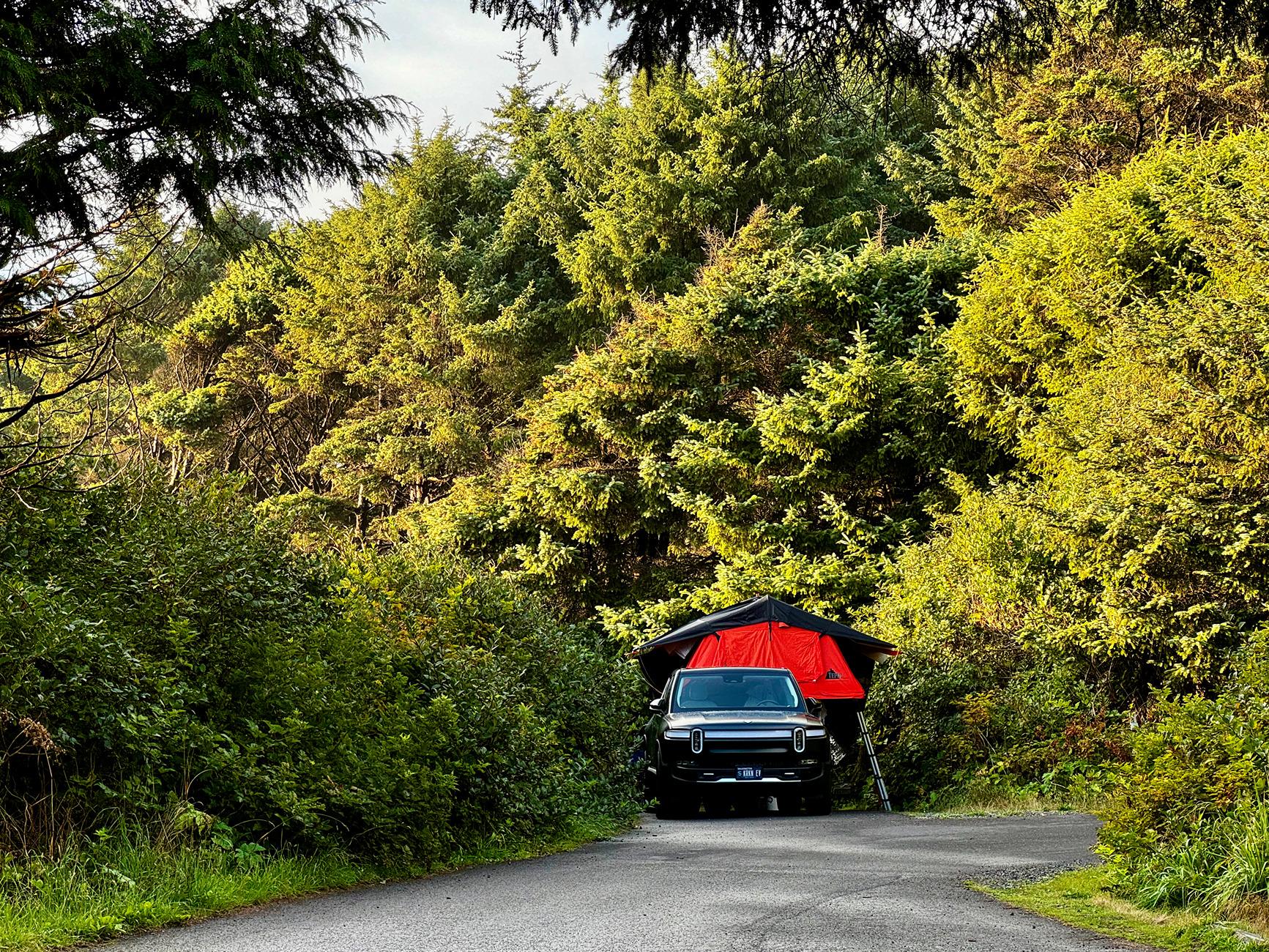Rivian R1T R1S First camping trip with Tepui Kukenam XL Ruggedized SKY 4 Tent on R1T IMG_1696