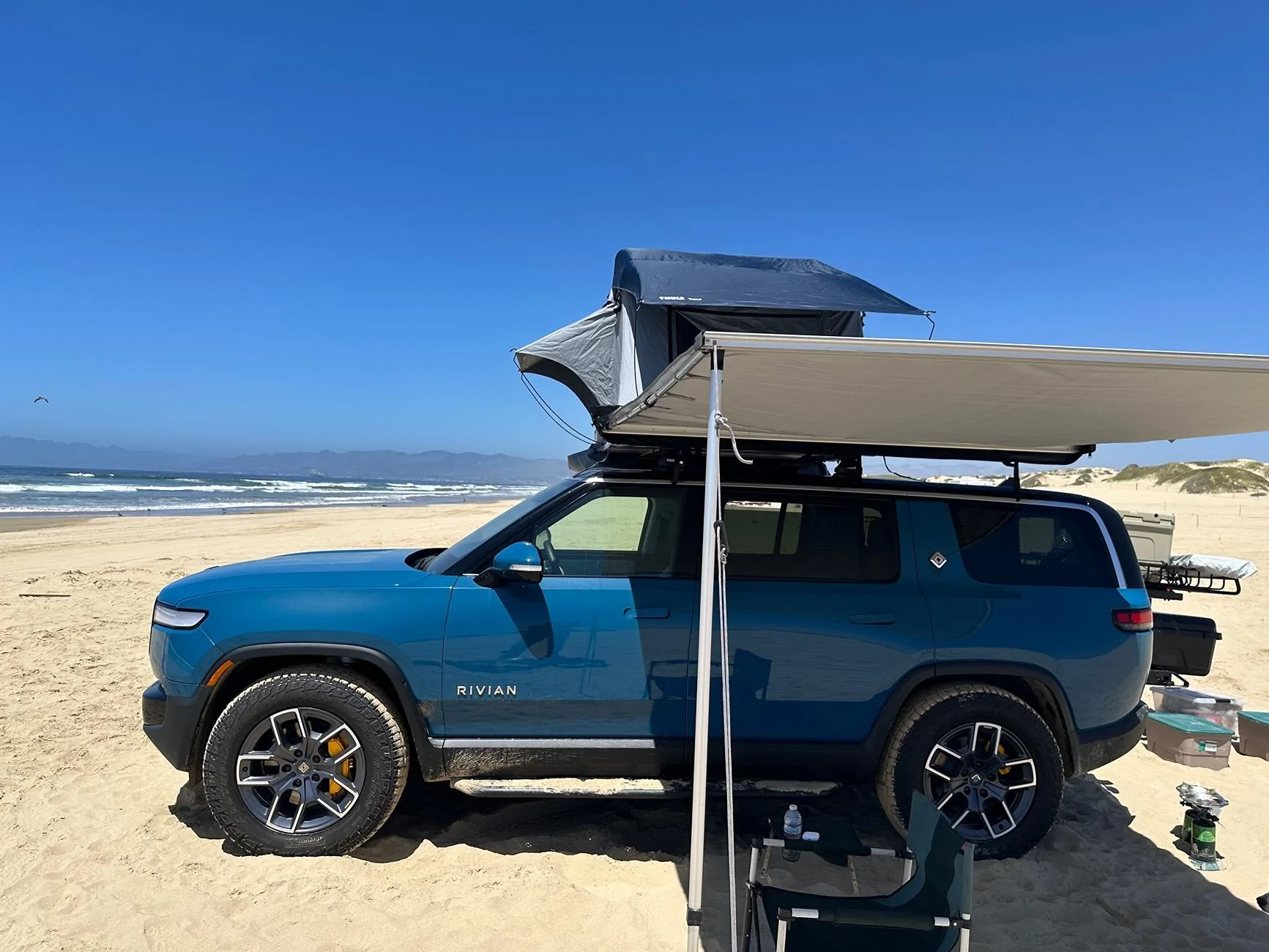 Rivian R1T R1S First camping trip with Tepui Kukenam XL Ruggedized SKY 4 Tent on R1T IMG_3090