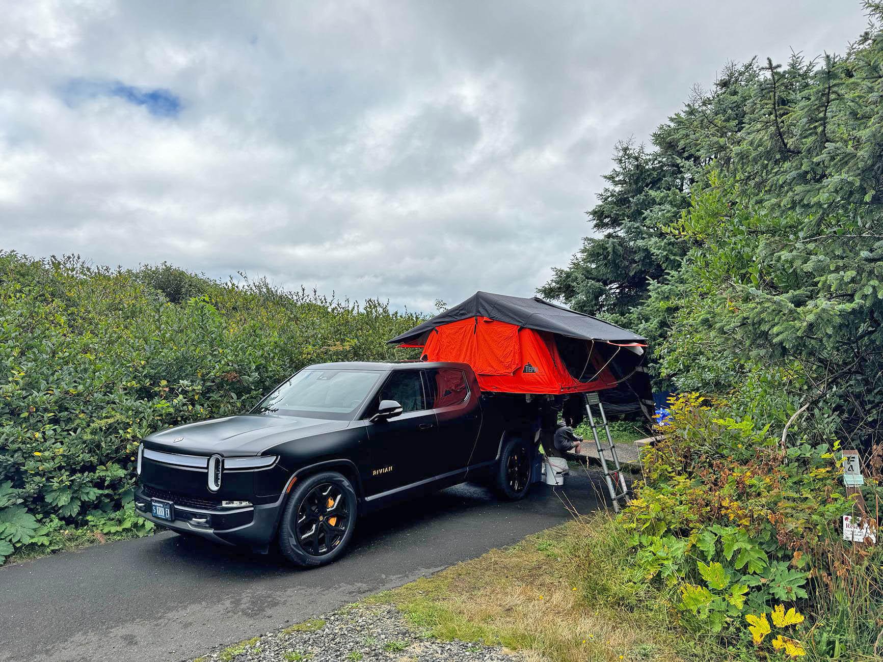 Rivian R1T R1S First camping trip with Tepui Kukenam XL Ruggedized SKY 4 Tent on R1T IMG_1646