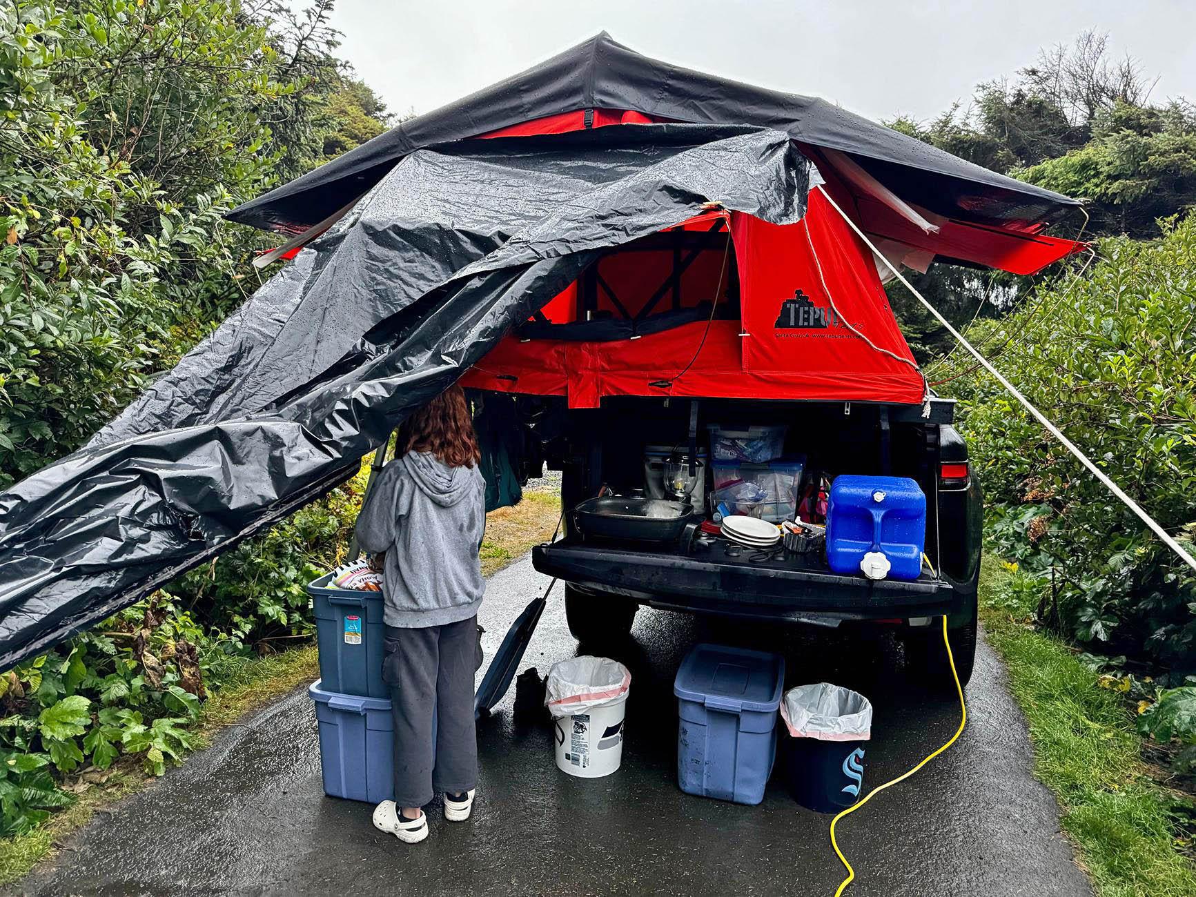 Rivian R1T R1S First camping trip with Tepui Kukenam XL Ruggedized SKY 4 Tent on R1T IMG_1551