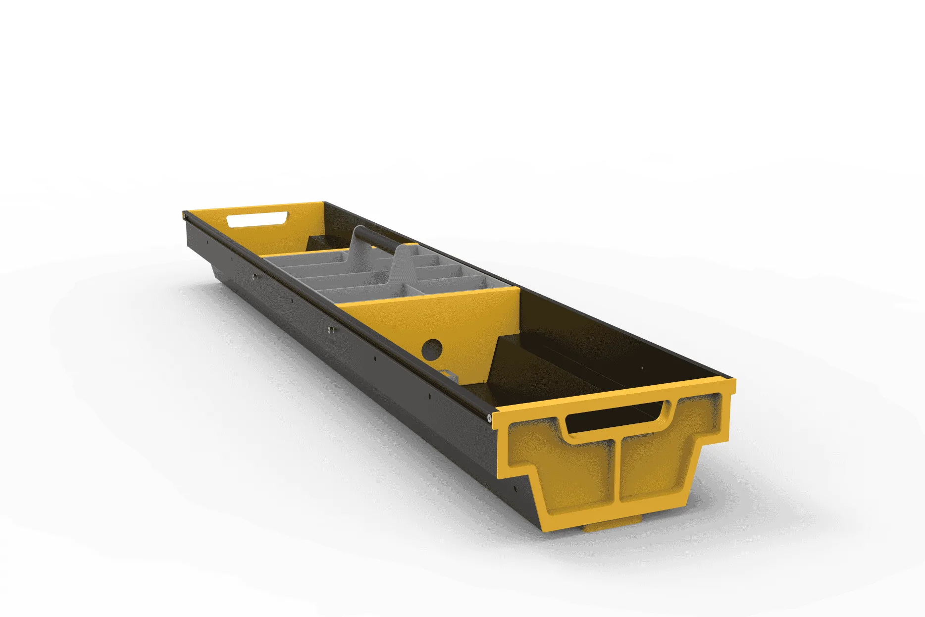 Rivian R1T R1S Gear Tunnel Slide Options Compared drawer-bin-03
