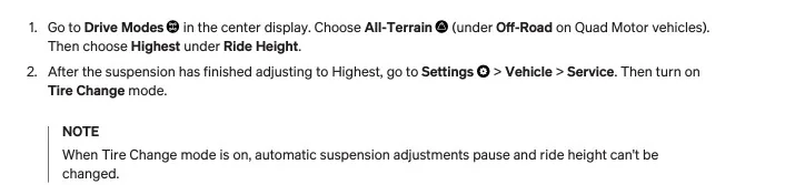 Rivian R1T R1S How are you solving the Jack height problem? tire change height