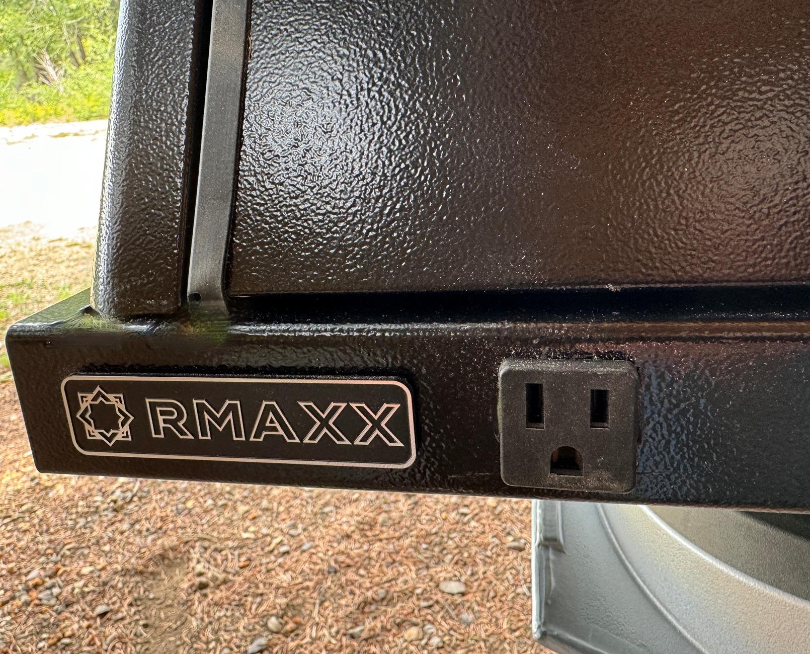 Rivian R1T R1S Added 110v outlet on passenger side of R1T gear tunnel Micro 2.JPG