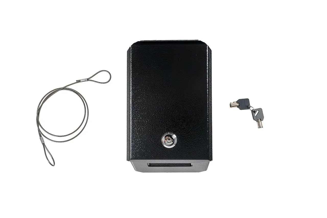 Rivian R1T R1S New Gun & Valuables Steel Case Vault for Camp Speaker Dock - from EV Sportline, In-stock! Rivian-R1T-Gun-Safe-Lock-Box-7