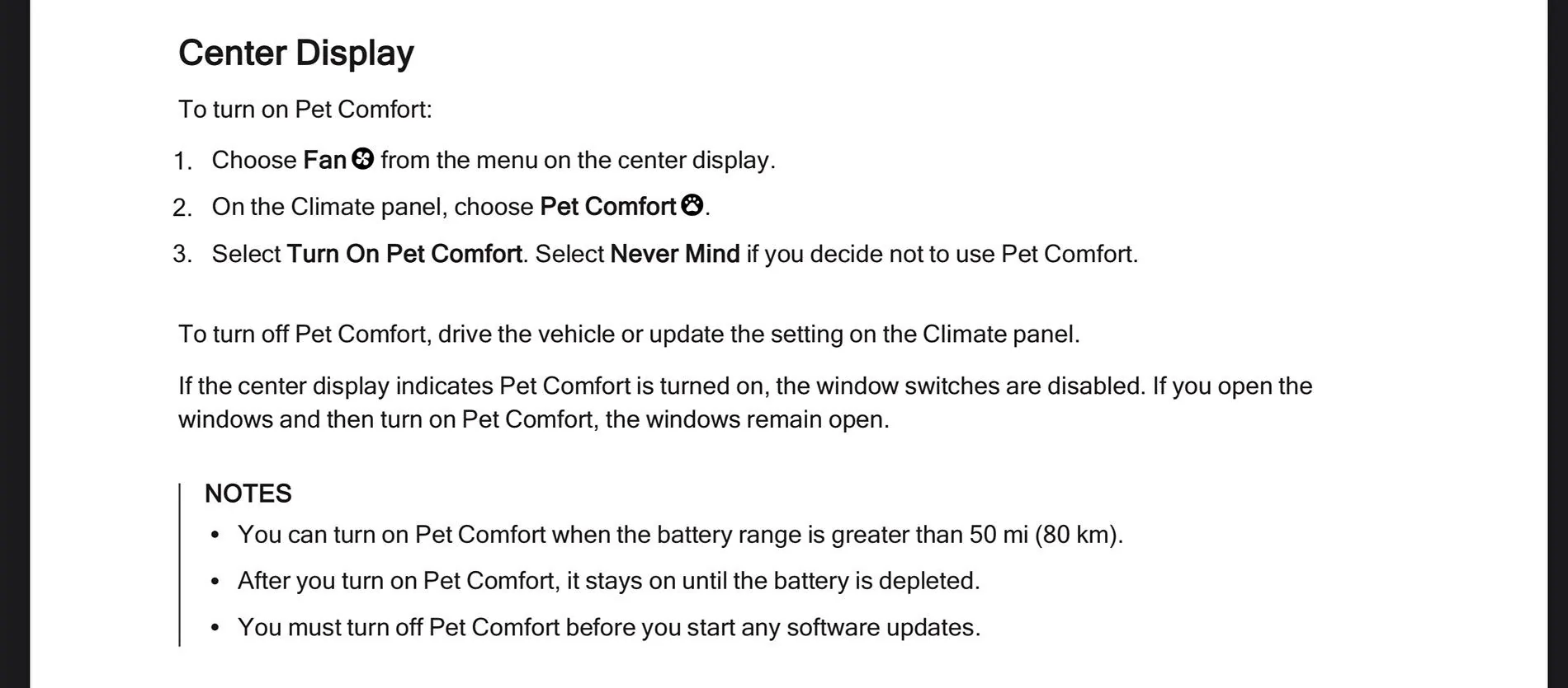 Rivian R1T R1S Where is Pet Mode on the Rivian App IMG_0157