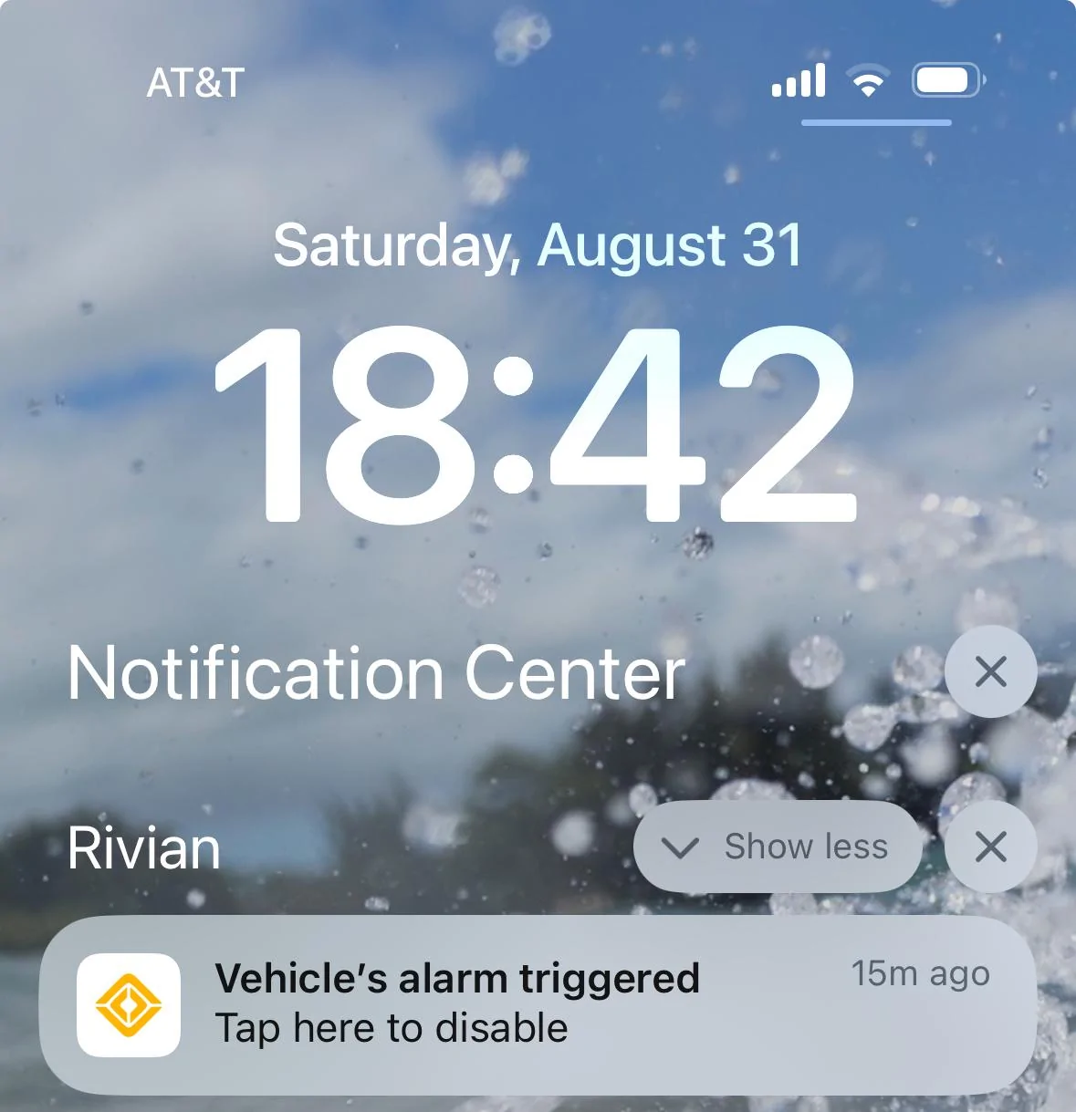 Rivian R1T R1S Phantom Alarm Push Alerts (Rivian App)! IMG_7197