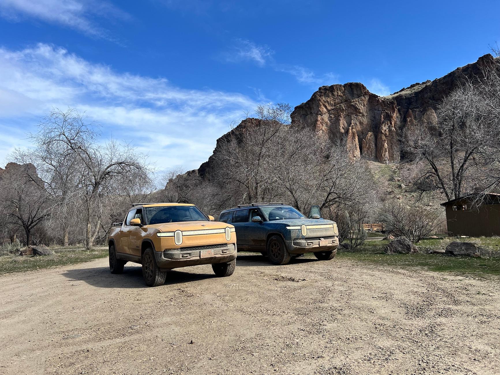 Rivian R1T R1S On track to get 50-60k+ miles tread life from Falken Wildpeak A/T3W tires! IMG_2061