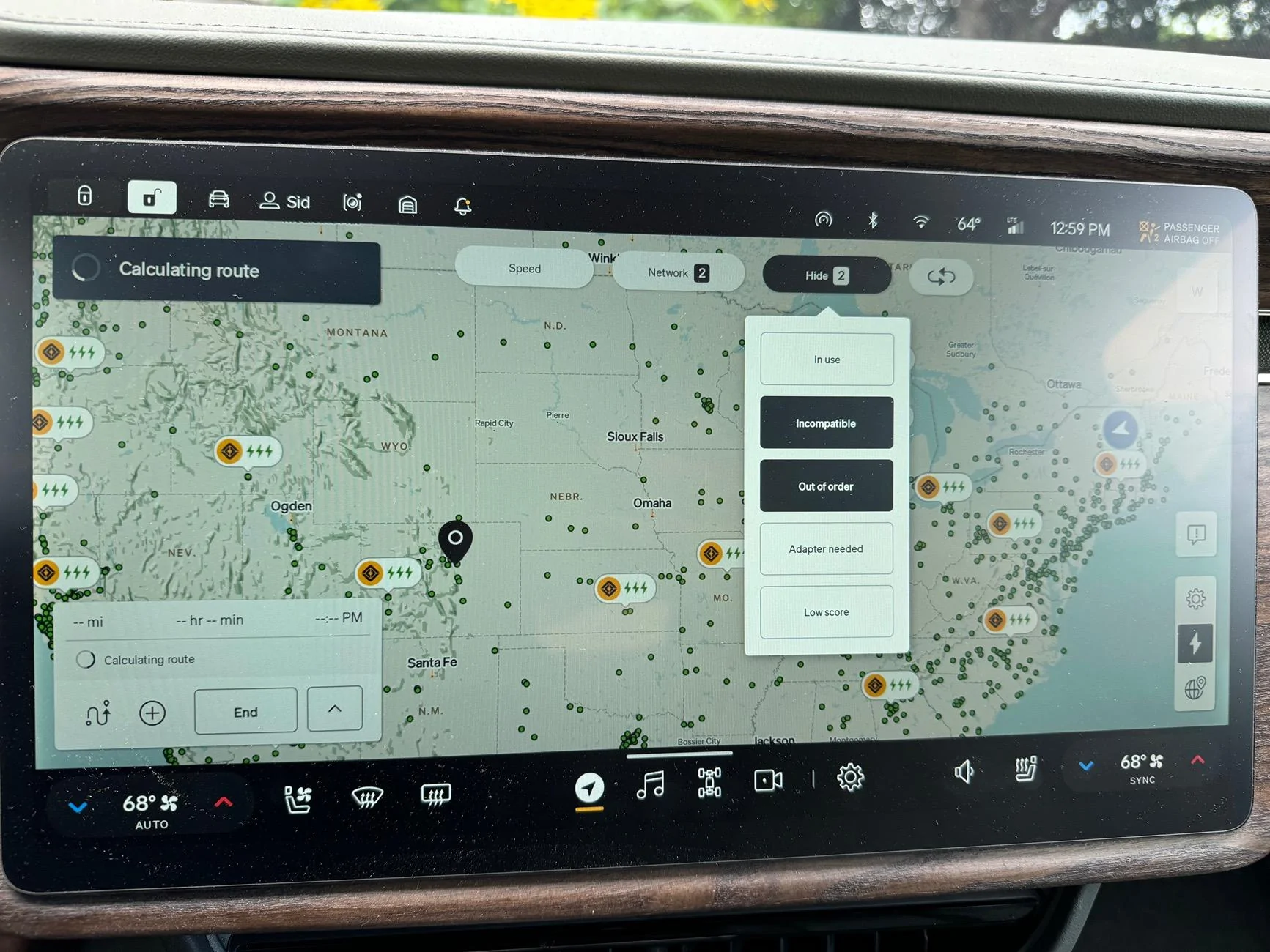 Rivian R1T R1S Solved (post #14): Superchargers not Included in Trip Navigation IMG_2323