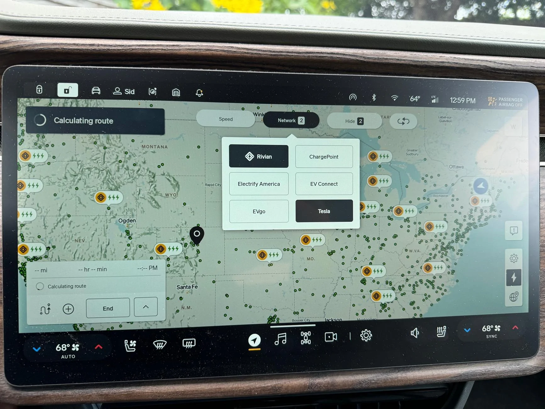 Rivian R1T R1S Solved (post #14): Superchargers not Included in Trip Navigation IMG_2324