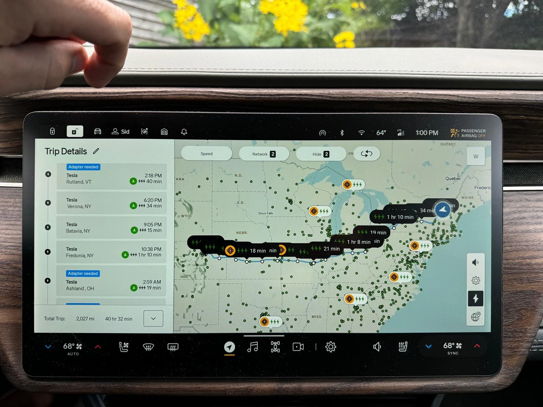 Rivian R1T R1S Solved (post #14): Superchargers not Included in Trip Navigation IMG_2328