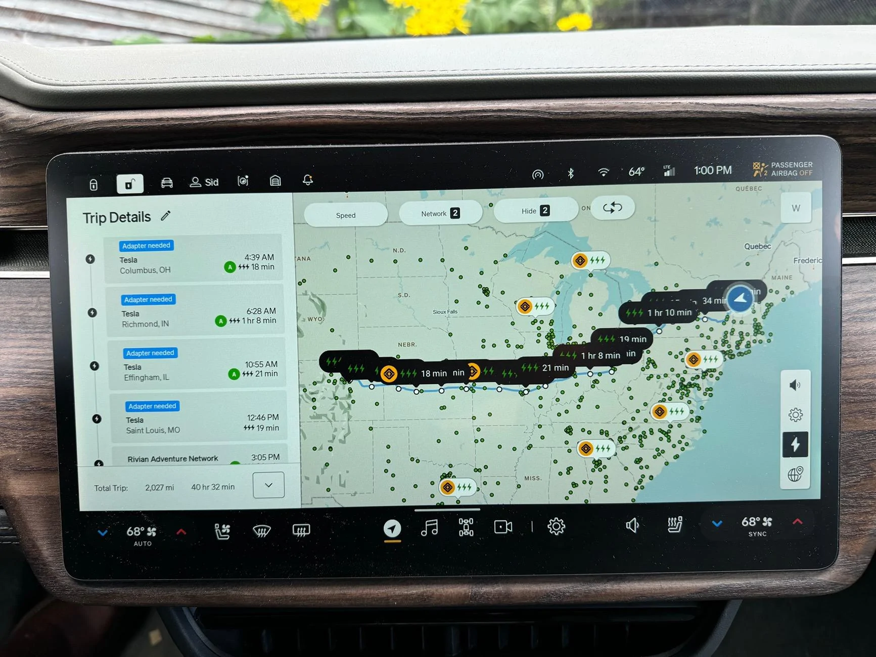Rivian R1T R1S Solved (post #14): Superchargers not Included in Trip Navigation IMG_2329