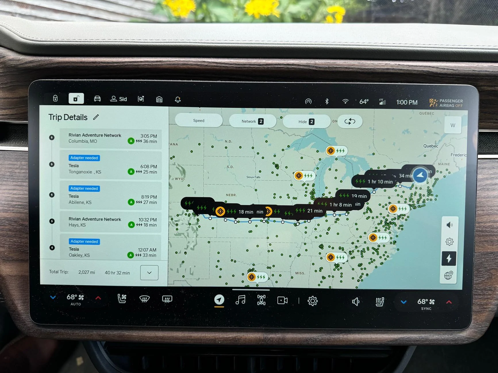 Rivian R1T R1S Solved (post #14): Superchargers not Included in Trip Navigation IMG_2330