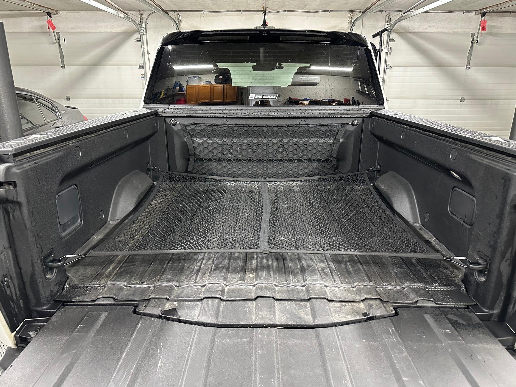 Rivian R1T R1S $10 Bed Cargo Net for R1T IMG_5185