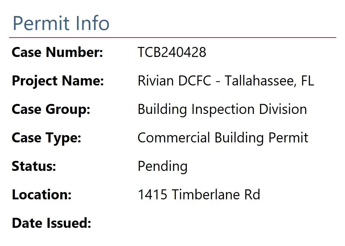 Rivian R1T R1S RAN Rivian Charging Stations Locations Map via Google Maps Tallahassee Rivian