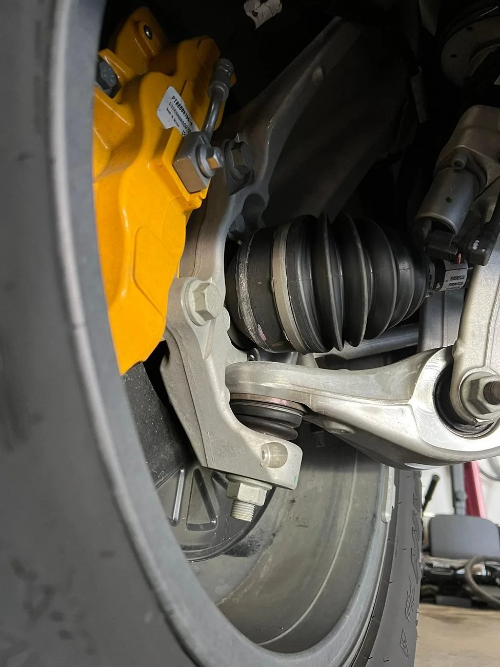 Rivian R1T R1S First problem with my R1S, and it's a big one. Bolt backed out IMG_2464
