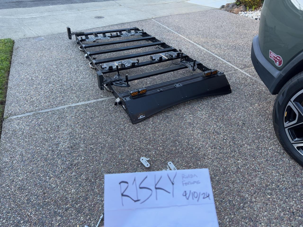 Rivian R1T R1S FS: Overland Ruff Rax R1S Roof Rack IMG_1630