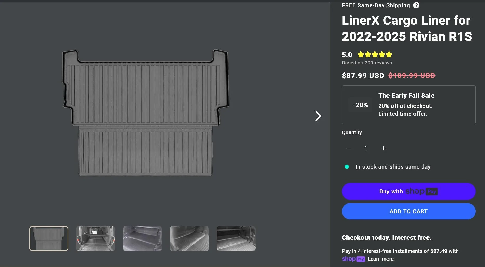 Rivian R1T R1S Which all-weather floor mats would you get? 1726244772483-in