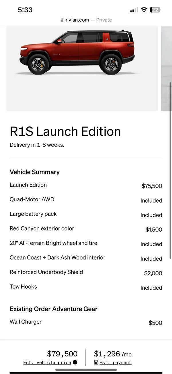 Rivian R1T R1S Proof: red canyons do travel in packs IMG_9703