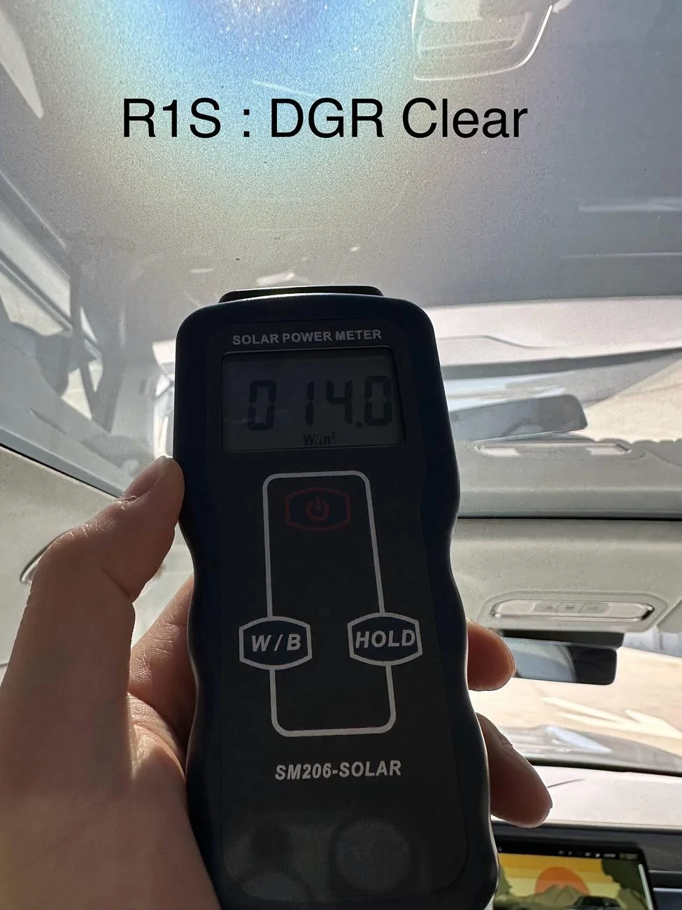 Rivian R1T R1S Dynamic Glass Roof blocks 60% of sun's power vs. regular panoramic roof. But, tint windows first. IMG_0333