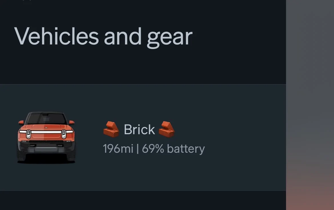 Rivian R1T R1S What'd you name / nickname your Rivian? brick