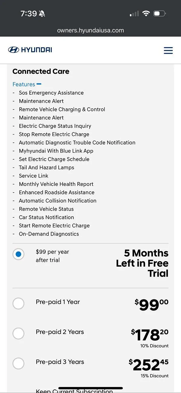 Rivian R1T R1S Signed up for Connect+ IMG_1178