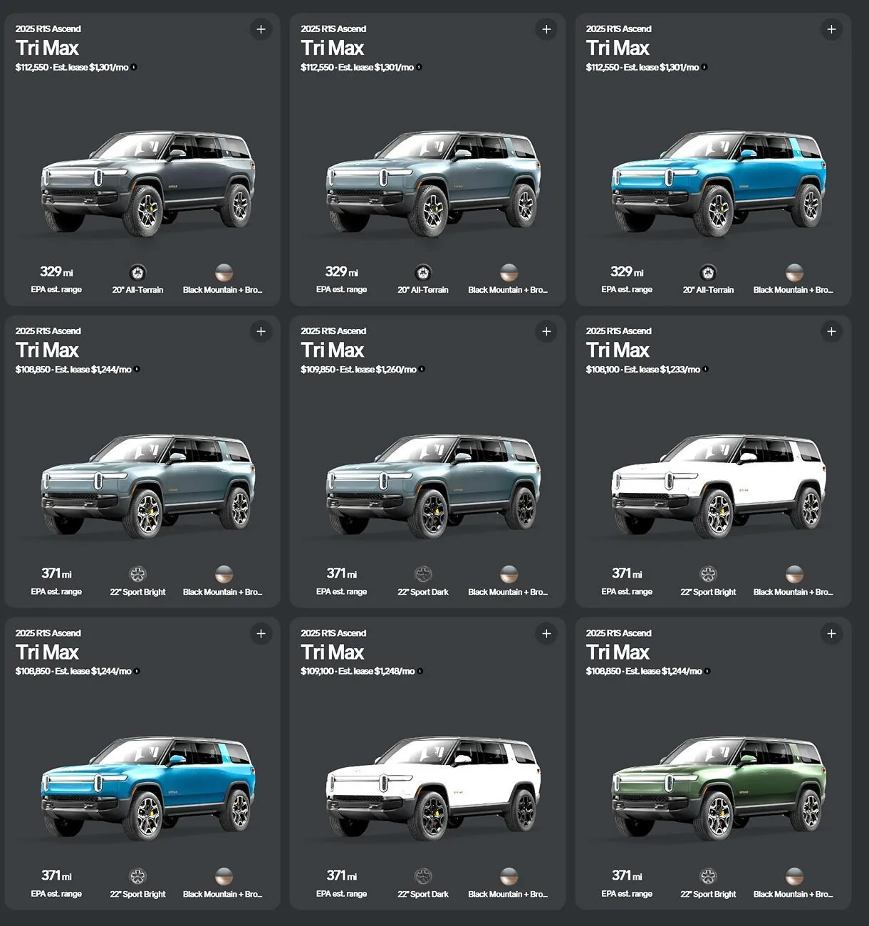Rivian R1T R1S Tri Max in R1 Shop now! 1726790615352-3i