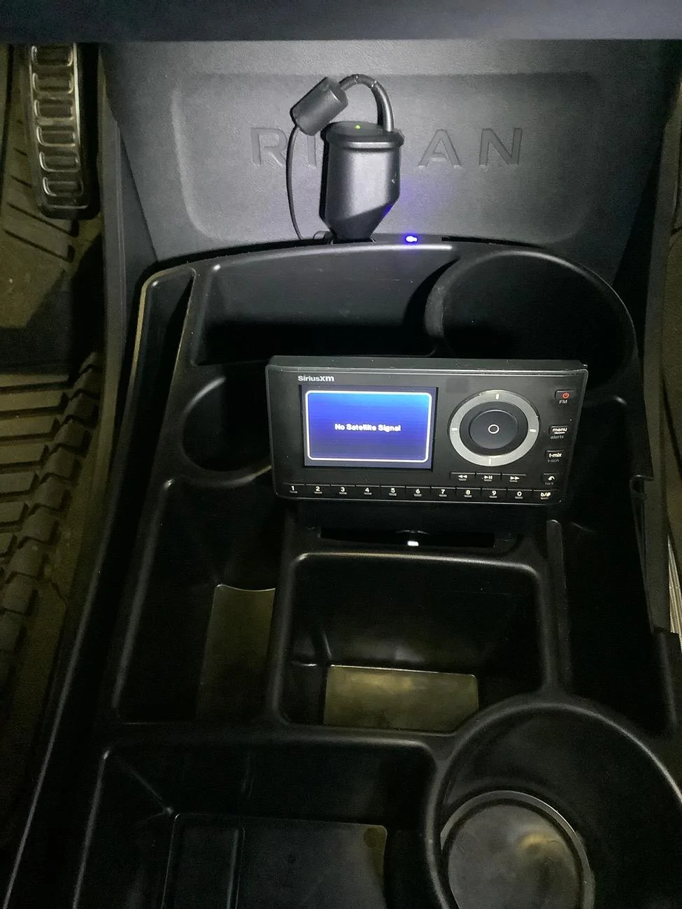 Rivian R1T R1S Sirius radio IMG_0819