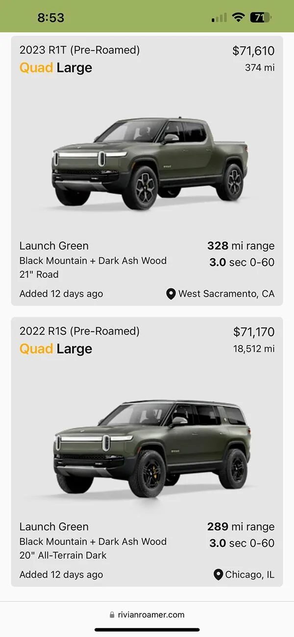 Rivian R1T R1S Test Drive Of A 2022 R1T Launch IMG_2407