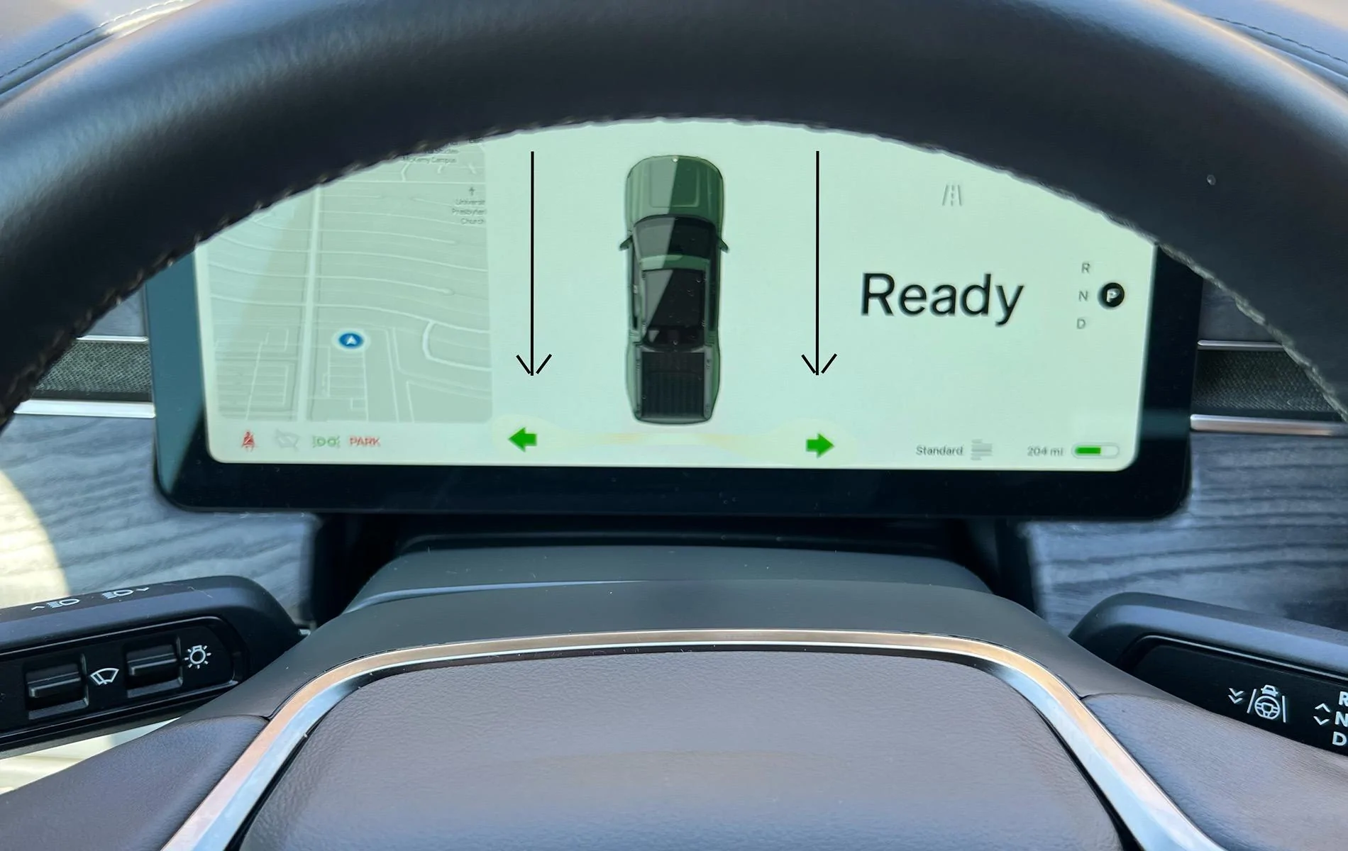 Rivian R1T R1S Feature Request:  move the indicator lights down to bottom of the display RivIndicators