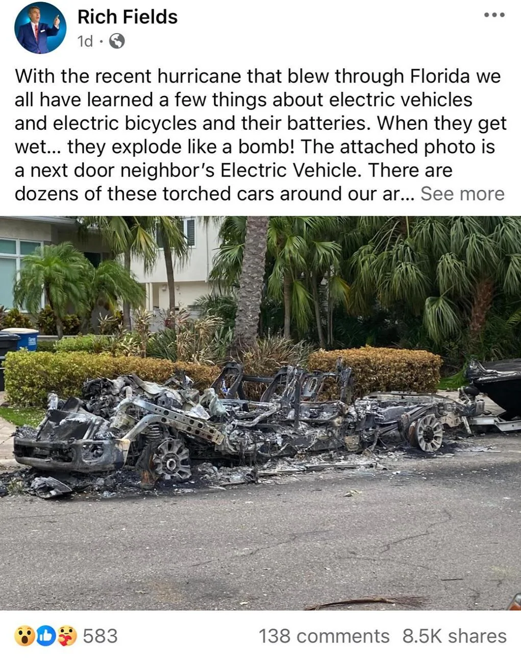 Rivian R1T R1S Saltwater submerged EV (Tesla) fires. 1727752160279-rr