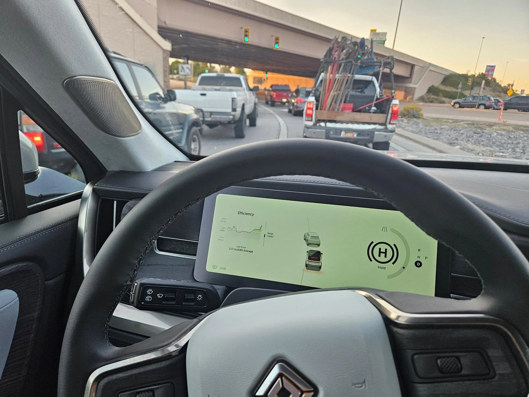 Rivian R1T R1S Driver Display shows only Lead Car (Gen 2) 1000013639