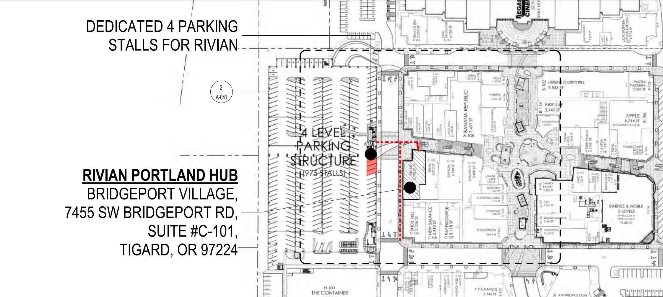 Rivian R1T R1S Portland Rivian Space - Location & Plans 1000013405