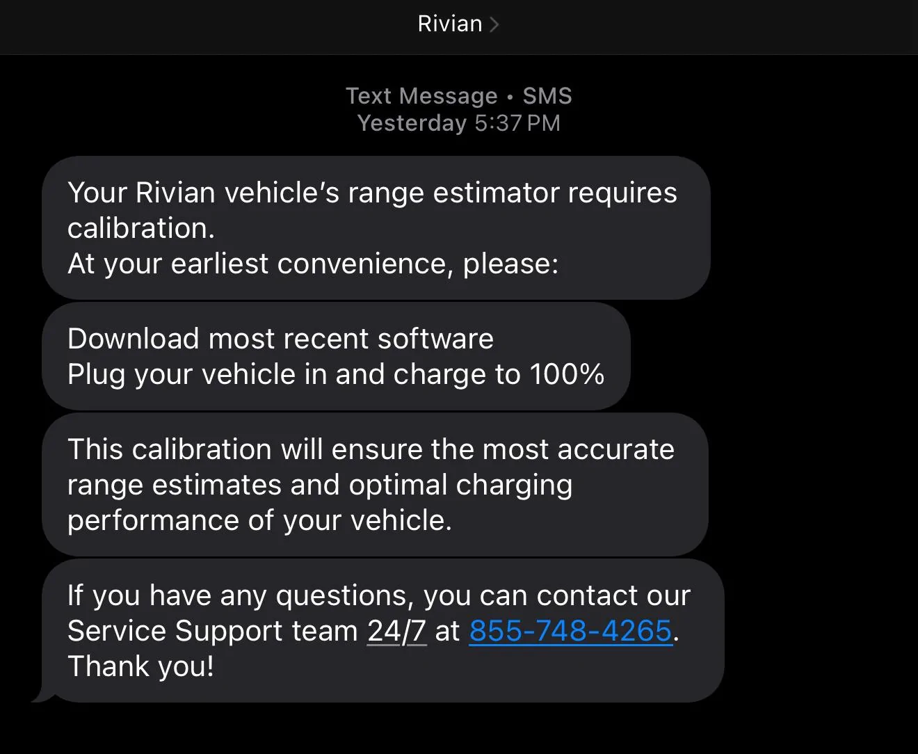 Rivian R1T R1S Range estimator calibration IMG_0101