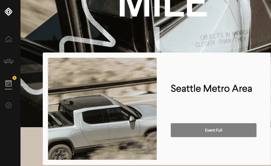 Rivian R1T R1S Seattle First Mile Event -- FULL?! Image 11-8-21 at 4.21 PM