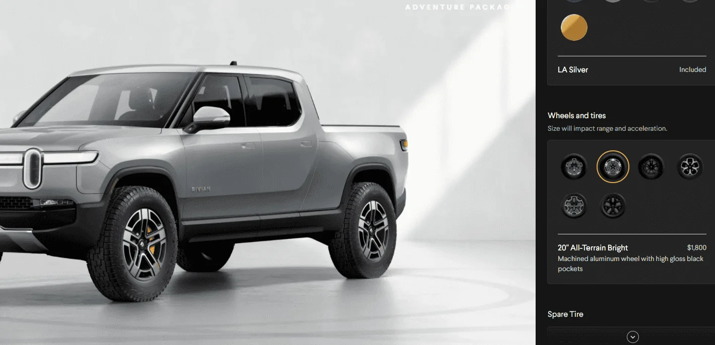 Rivian R1T R1S Can someone please tell me the difference between these wheels? 1636478720877
